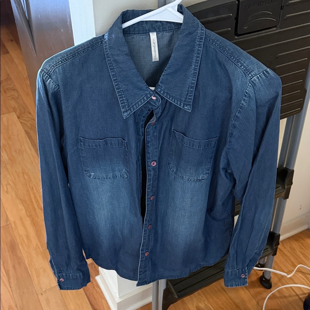 Denim Button down